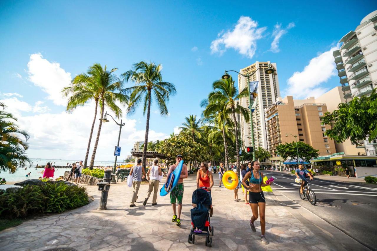 Waikiki Escapade Mountain Views Condo, Steps To Beach With Parking Perk ホノルル エクステリア 写真